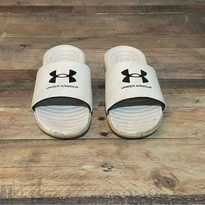 Under armor sandals/flip-flops size 9